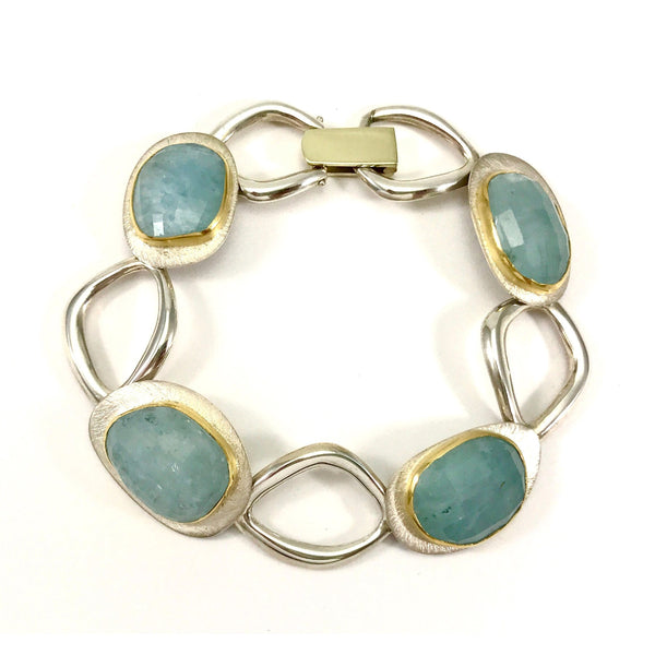Moderne Aqua Bracelet | Samantha Freeman Design