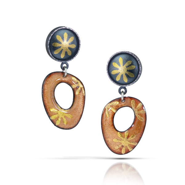 MCM Keum-boo and Enamel Earring